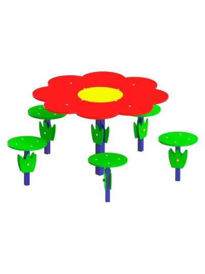 Комплект стіл зі стільцями Квіткова поляна